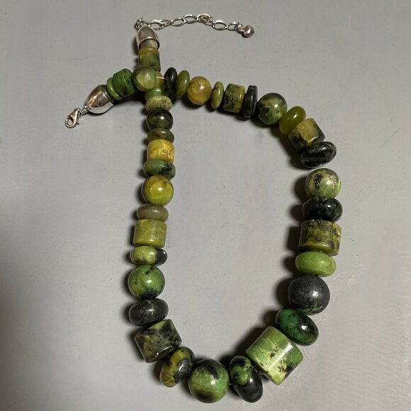 Mine Finds by Jay King Green Turquoise Bead Necklace - Picture 7 of 7